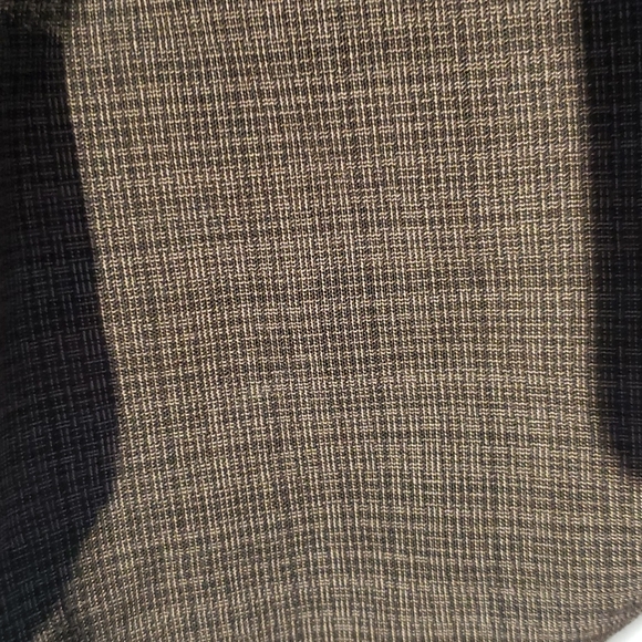 Van Heusen short sleeve button up dress shirt neck 16-16 1/2 charcoal is color - Picture 9 of 9